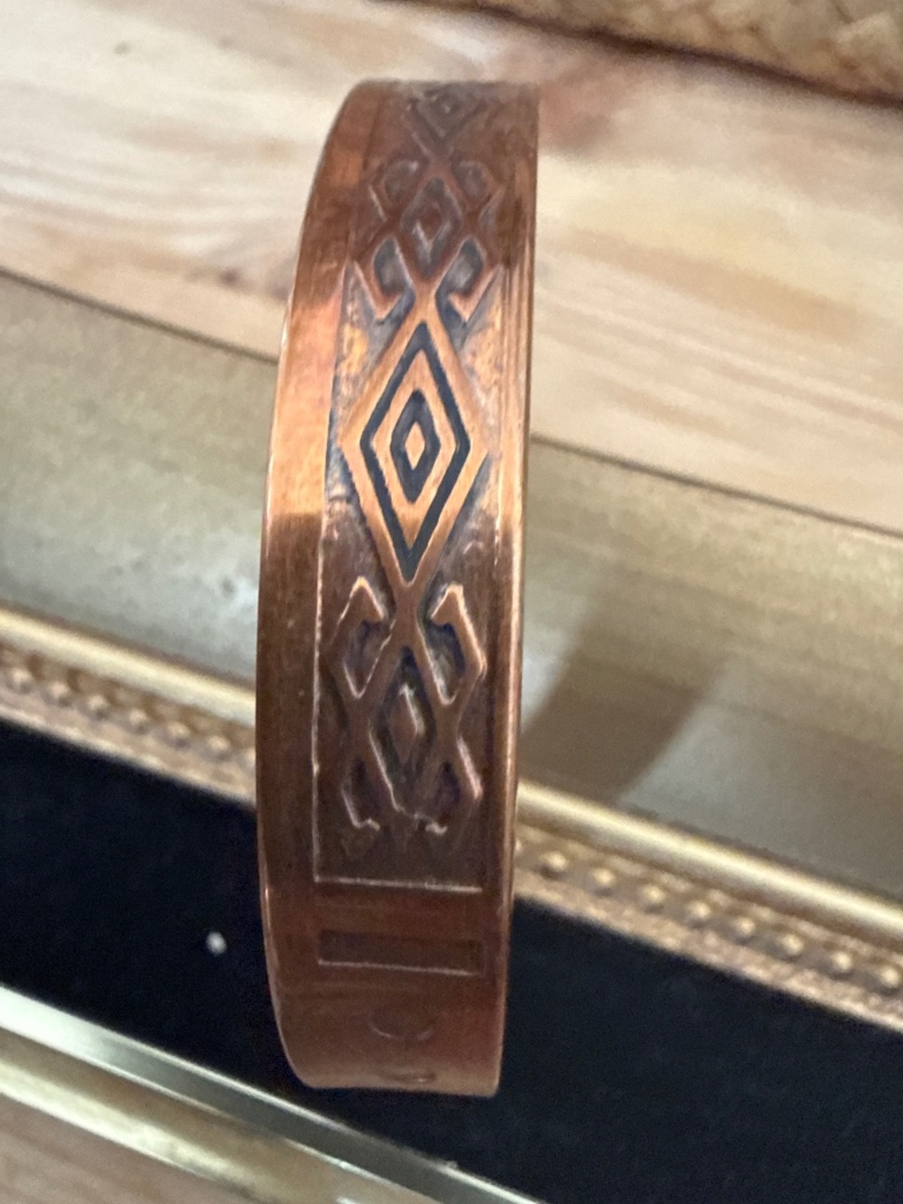 Solid copper handmade bracelet pure copper no chemical add